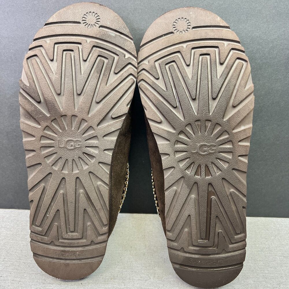 Ugg Tasman II Men's Size 10 Dusted Cocoa Brown Slippers - Picture 9 of 9
